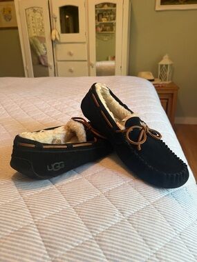 UGG Dakota Suede Moccasin Slippers